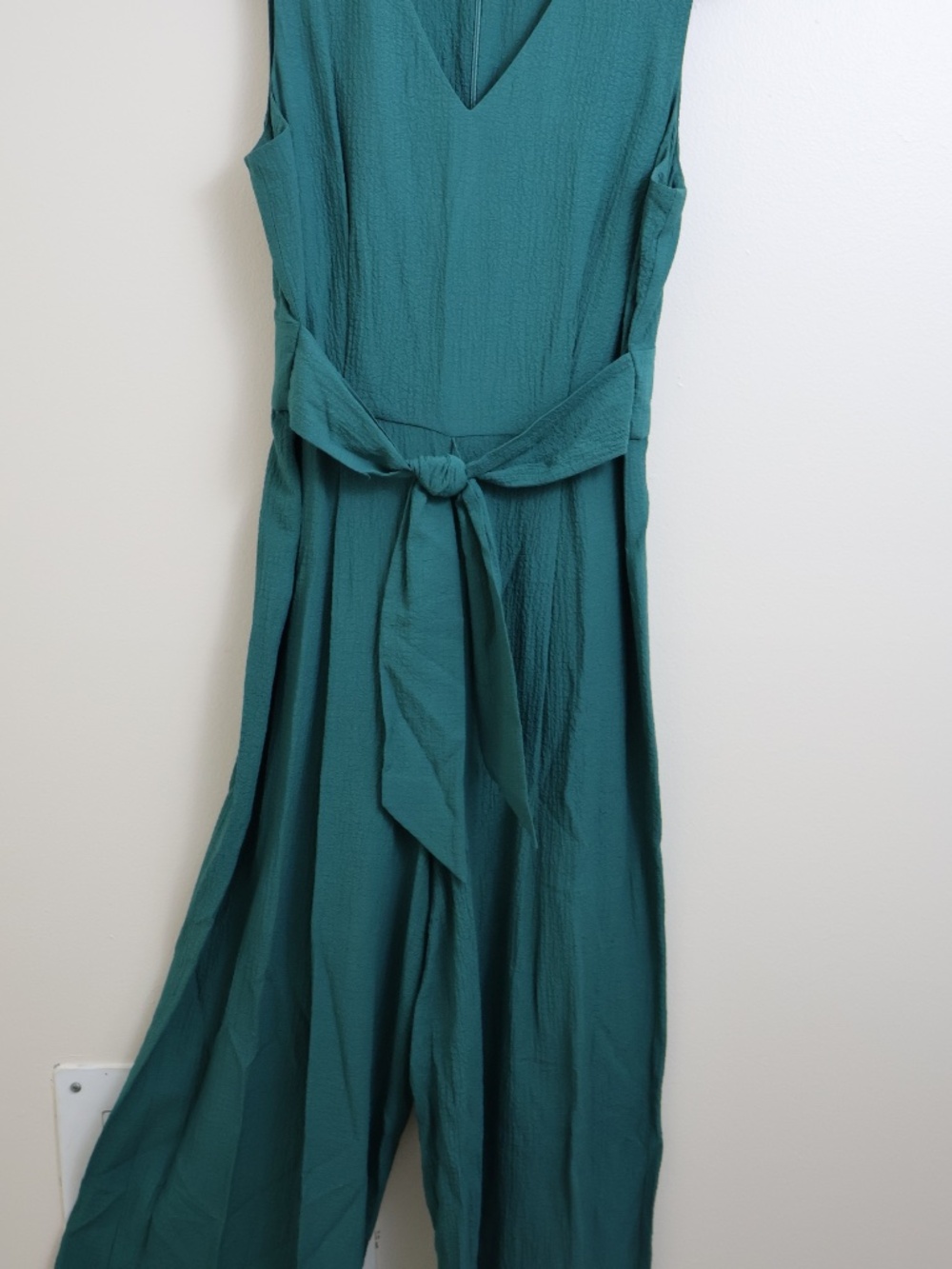 Calvin Klein Sleeveless Teal Jumpsuit | Size Small